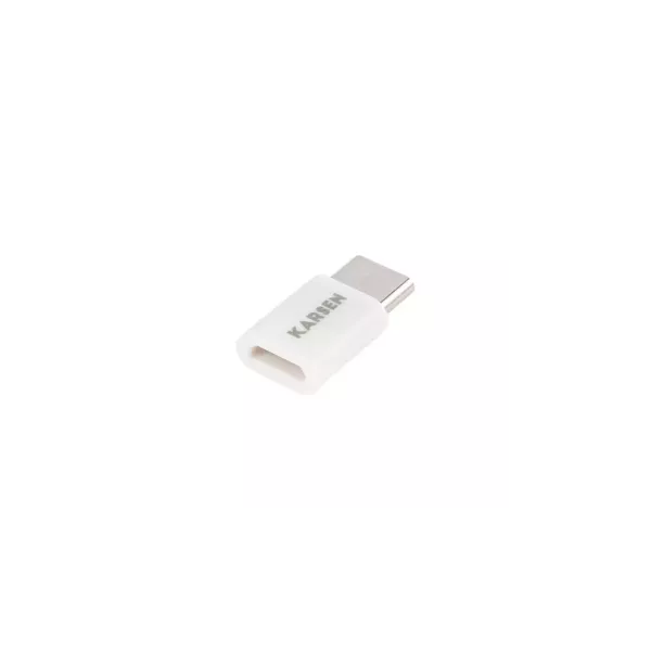 Adaptador Micro Usb A Tipo C Blanco Karsen