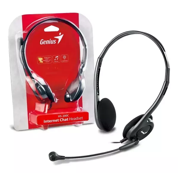 Auriculares gamer Genius HS-200C