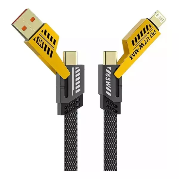 Cable reforzado 4 en 1 65W/27W