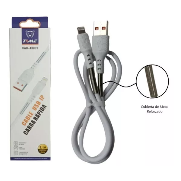 Cable Time Iphone Reforzado