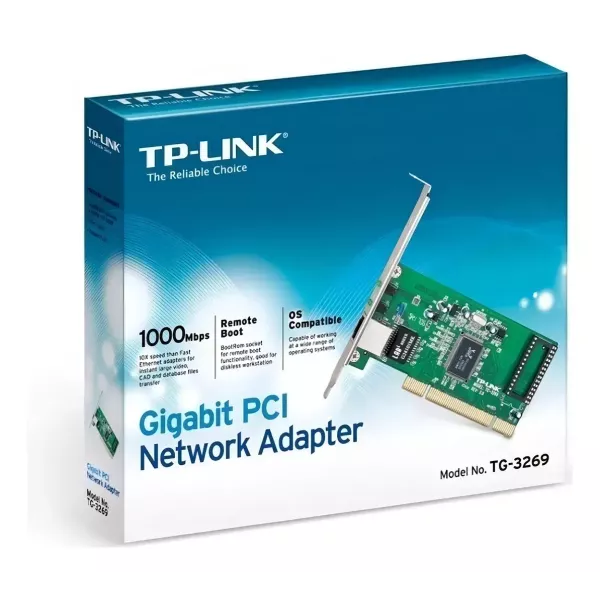 Placa De Red Tp-link Tg-3269 Ethernet Pci 1000mb/s