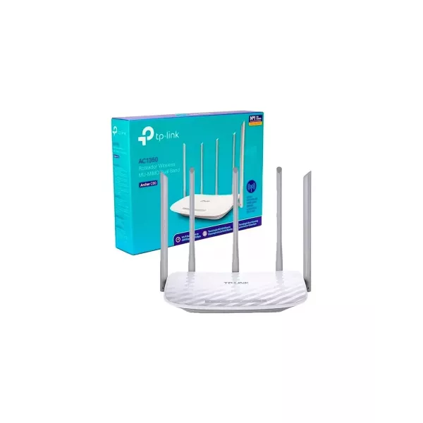 TP-LINK ROUTER ARCHER C60 AC1350 Wir Dual Band 5 Antenas