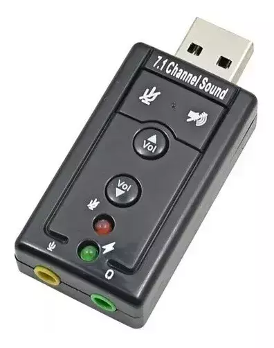 PLACA DE SONIDO USB EXTERNA 7.1