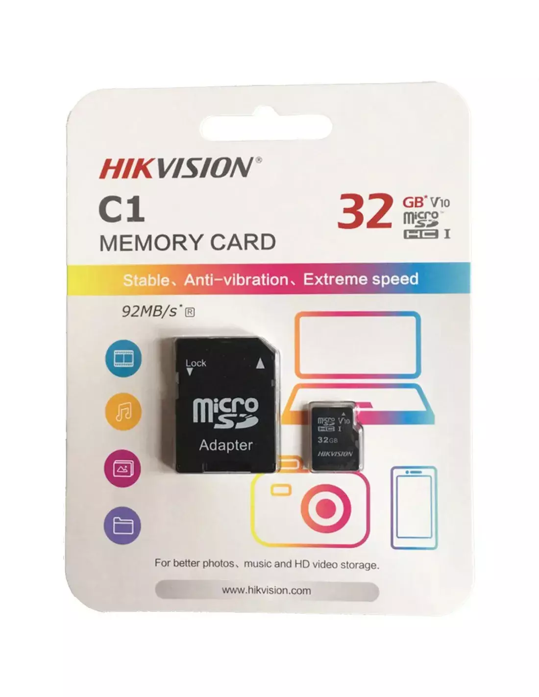 MICROSD HC I 32GB HIKVISION C1