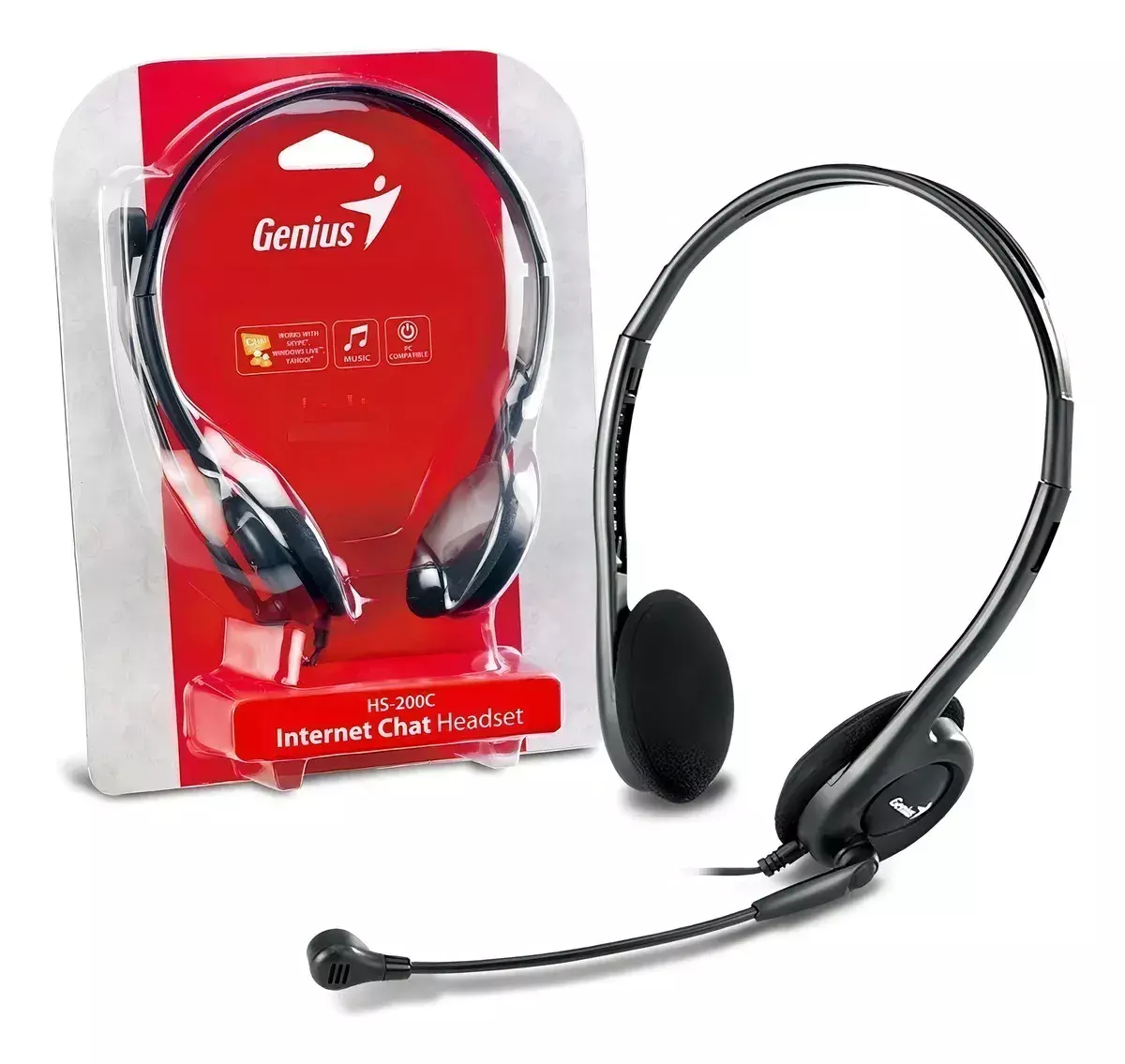 Auriculares gamer Genius HS-200C