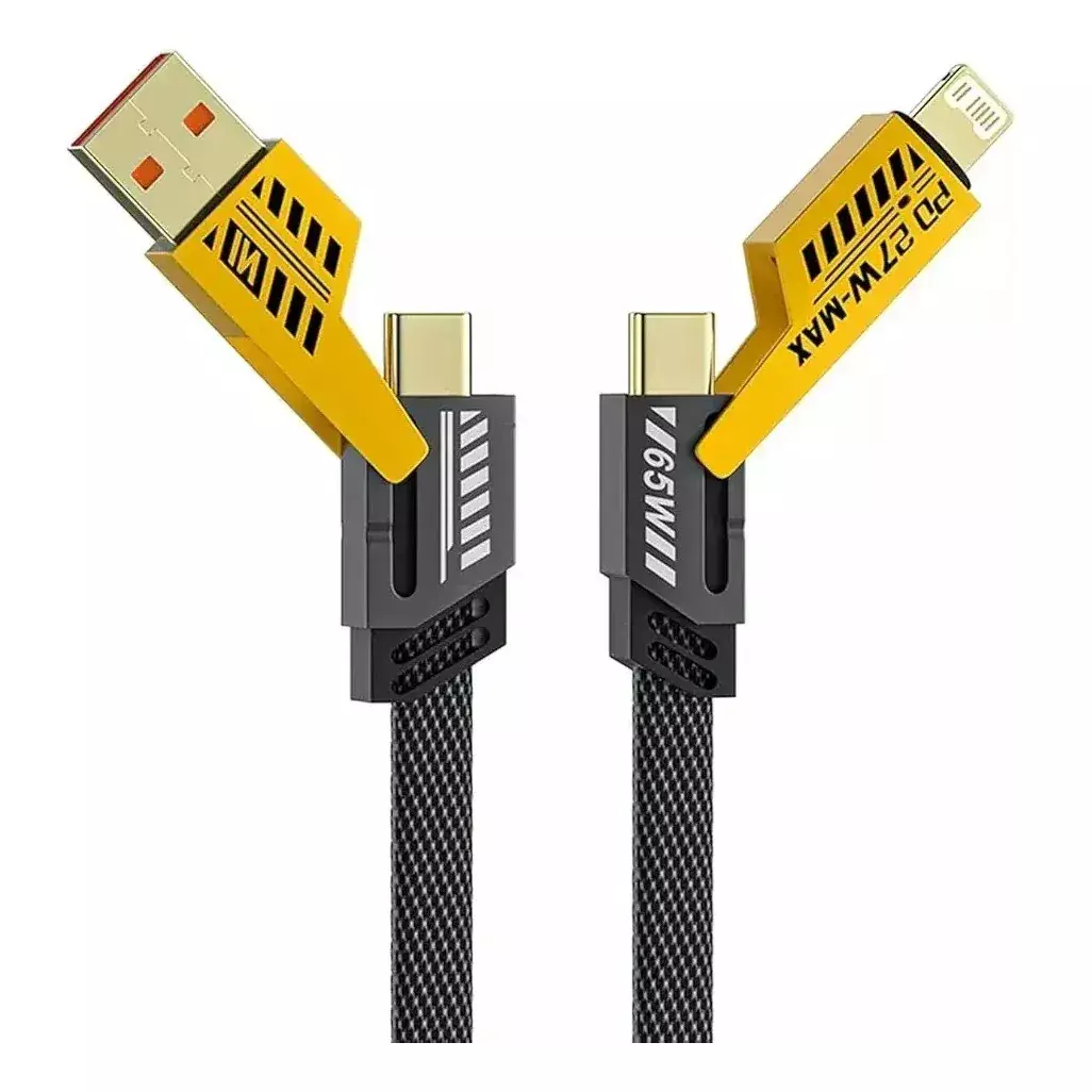 Cable reforzado 4 en 1 65W/27W