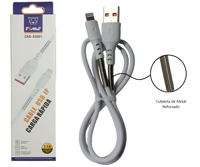 Cable Time Iphone Reforzado