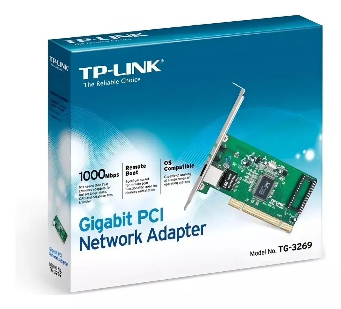 Placa De Red Tp-link Tg-3269 Ethernet Pci 1000mb/s