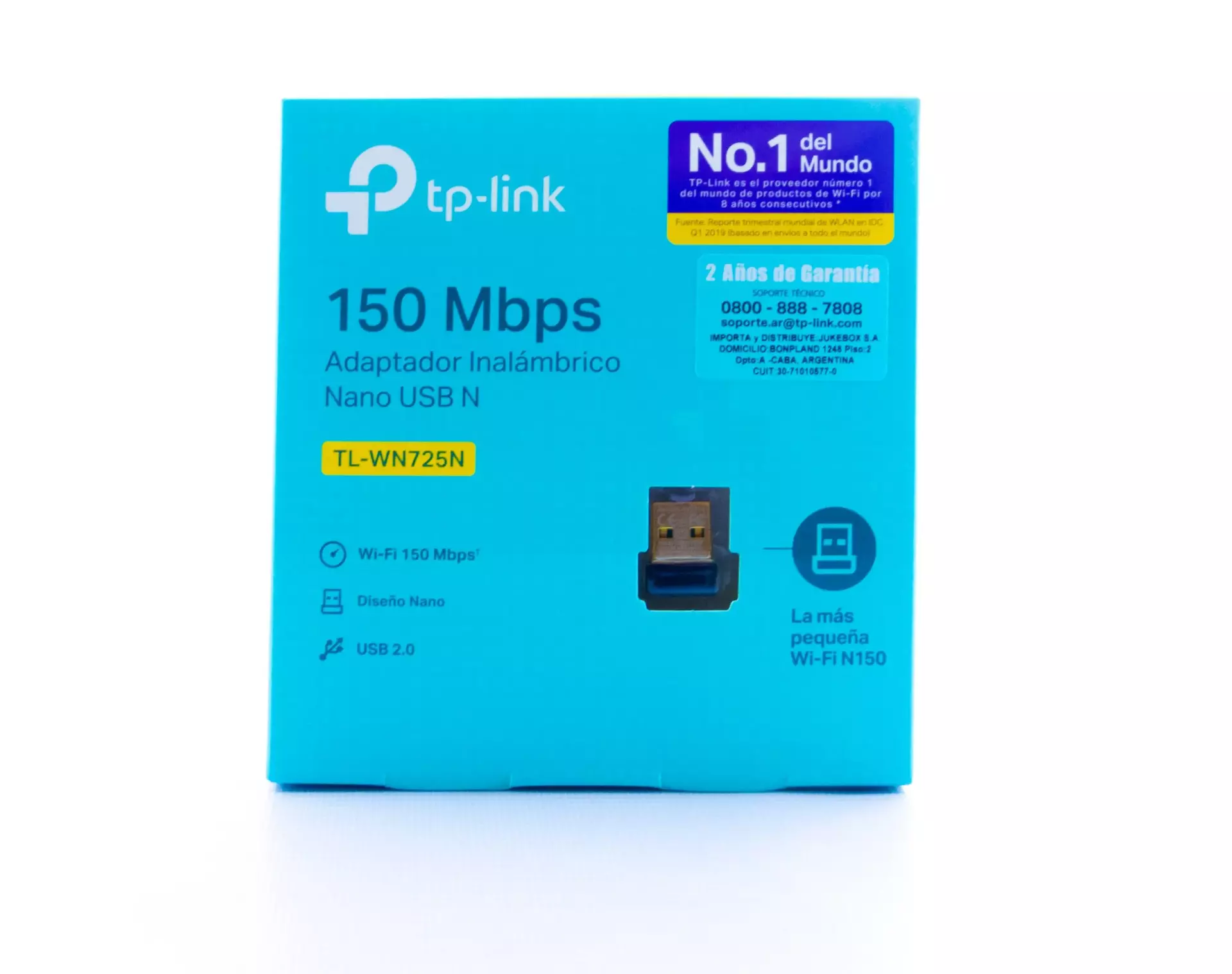 TP-LINK 150MBPS ADAPTADOR INALAMBRICO NANO USB N (TL-WN725N)