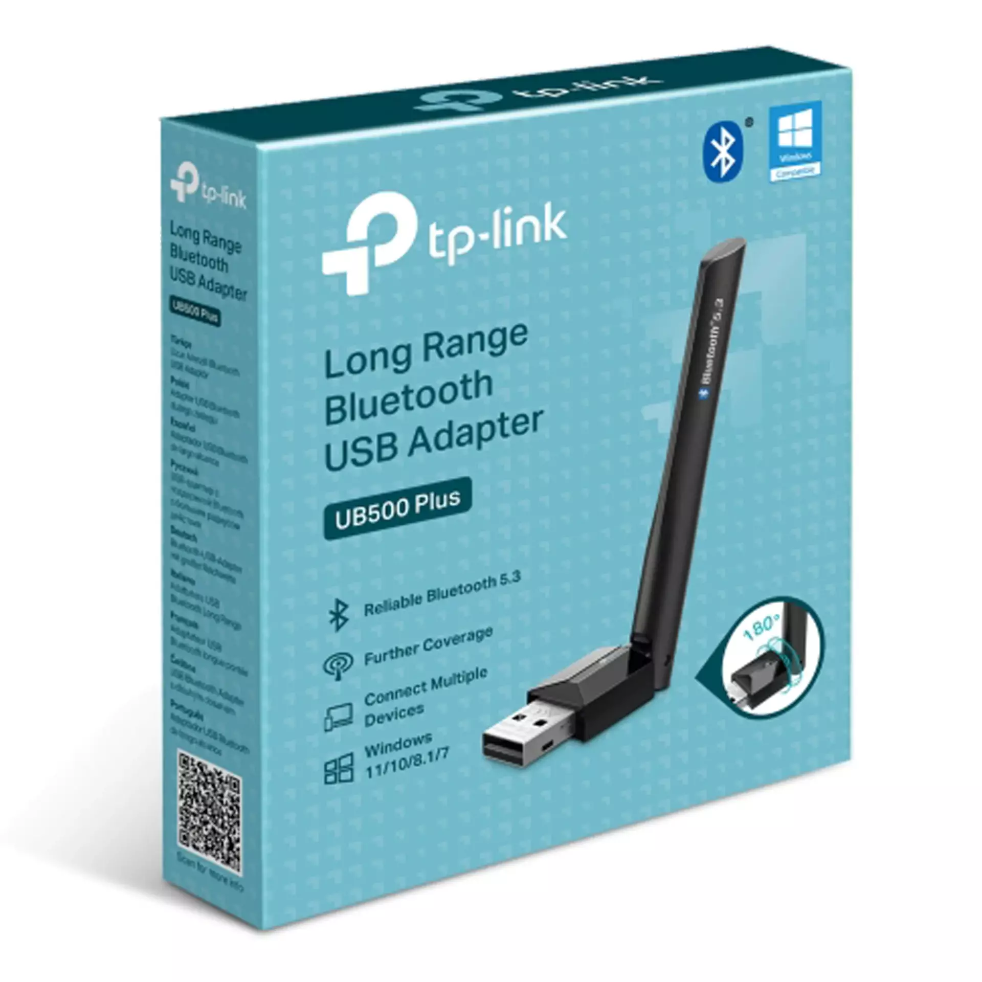 TP-LINK ADAPTADOR BLUETOOTH 5,3 (UB500 PLUS) 180GRADOS