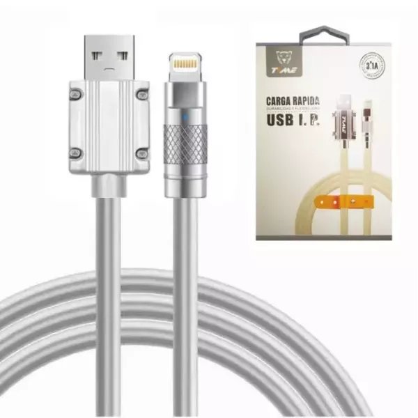 Cable Time Iphone Punta Metalica