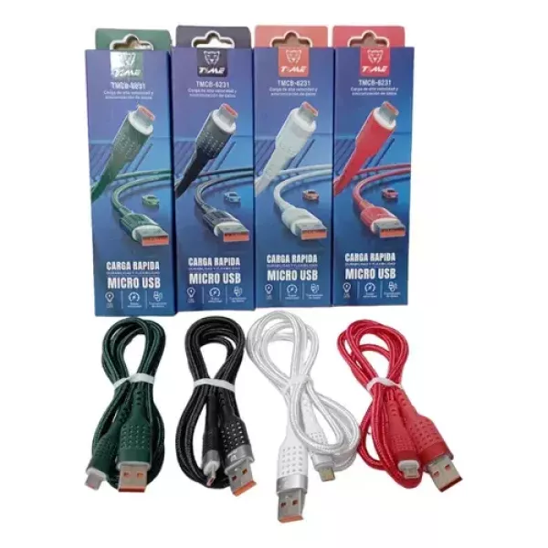 Cable Micro USB Time Mallado