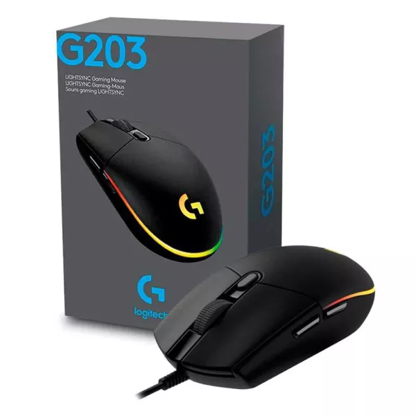 Mouse Logitech G203 Lightsync Gaming