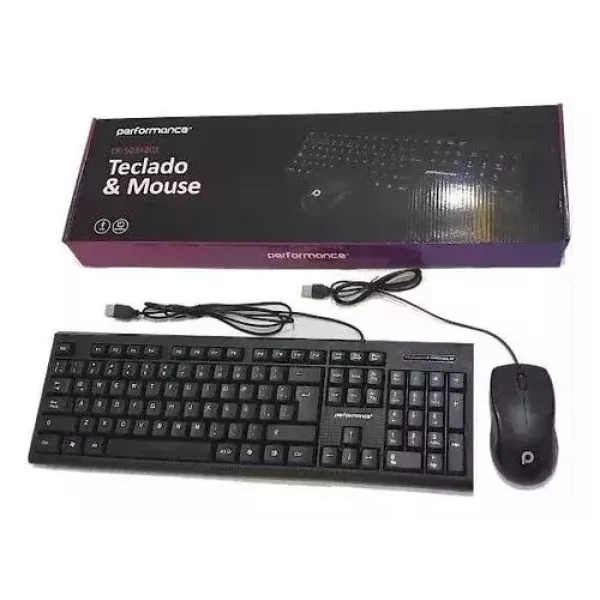 TECLADO Y MOUSE KIT GENERIC PERFORMANCE LK-503-201  ESPAÑOL